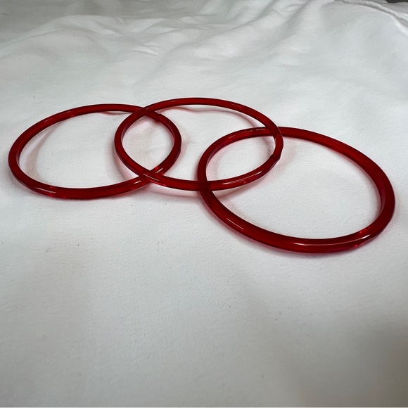 Set of 3 Indian Glass Bracelets | Small Wrist Fit | Handmade Look - Picture 1 of 5